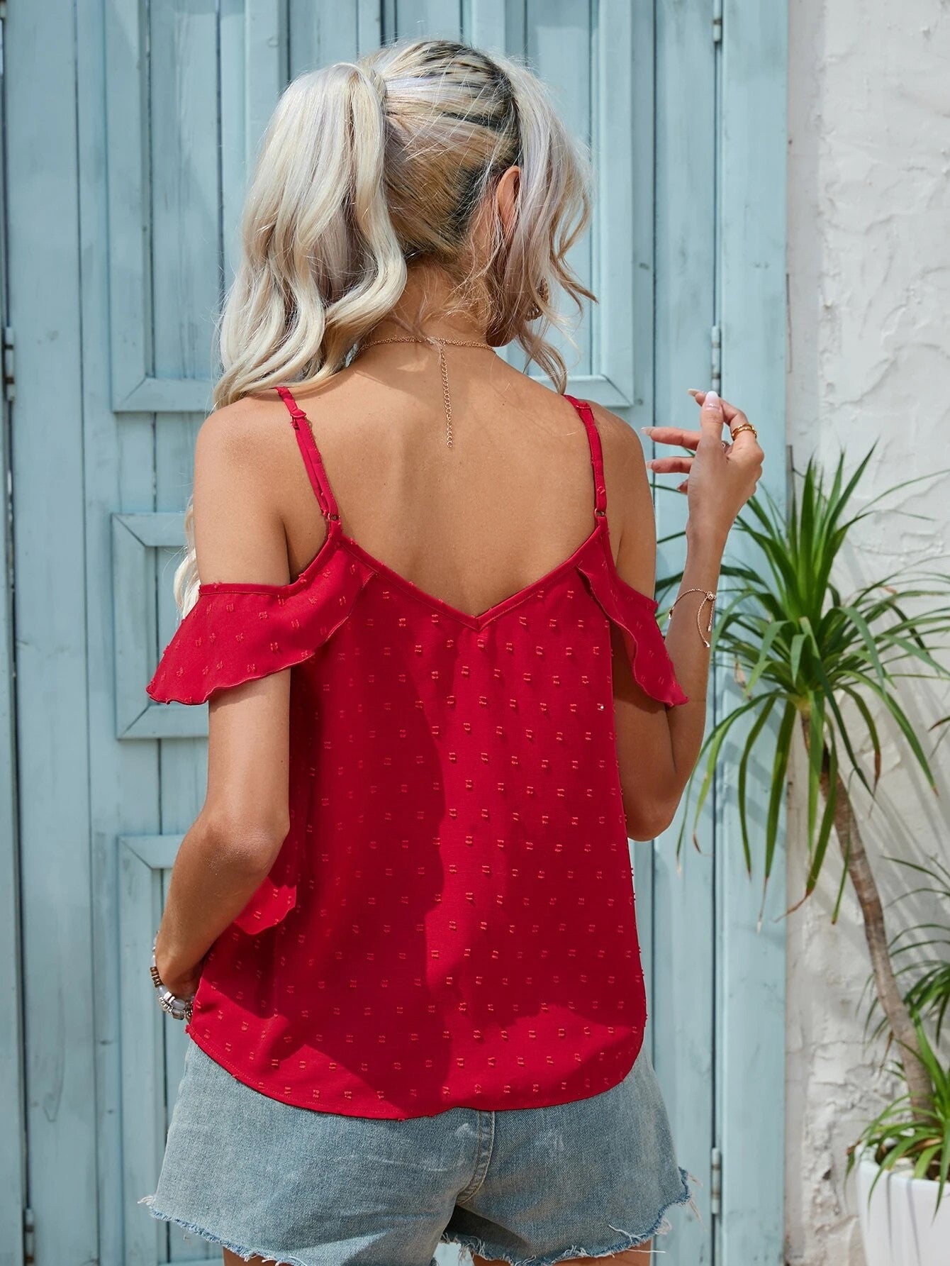 Cold Shoulder Blouse
