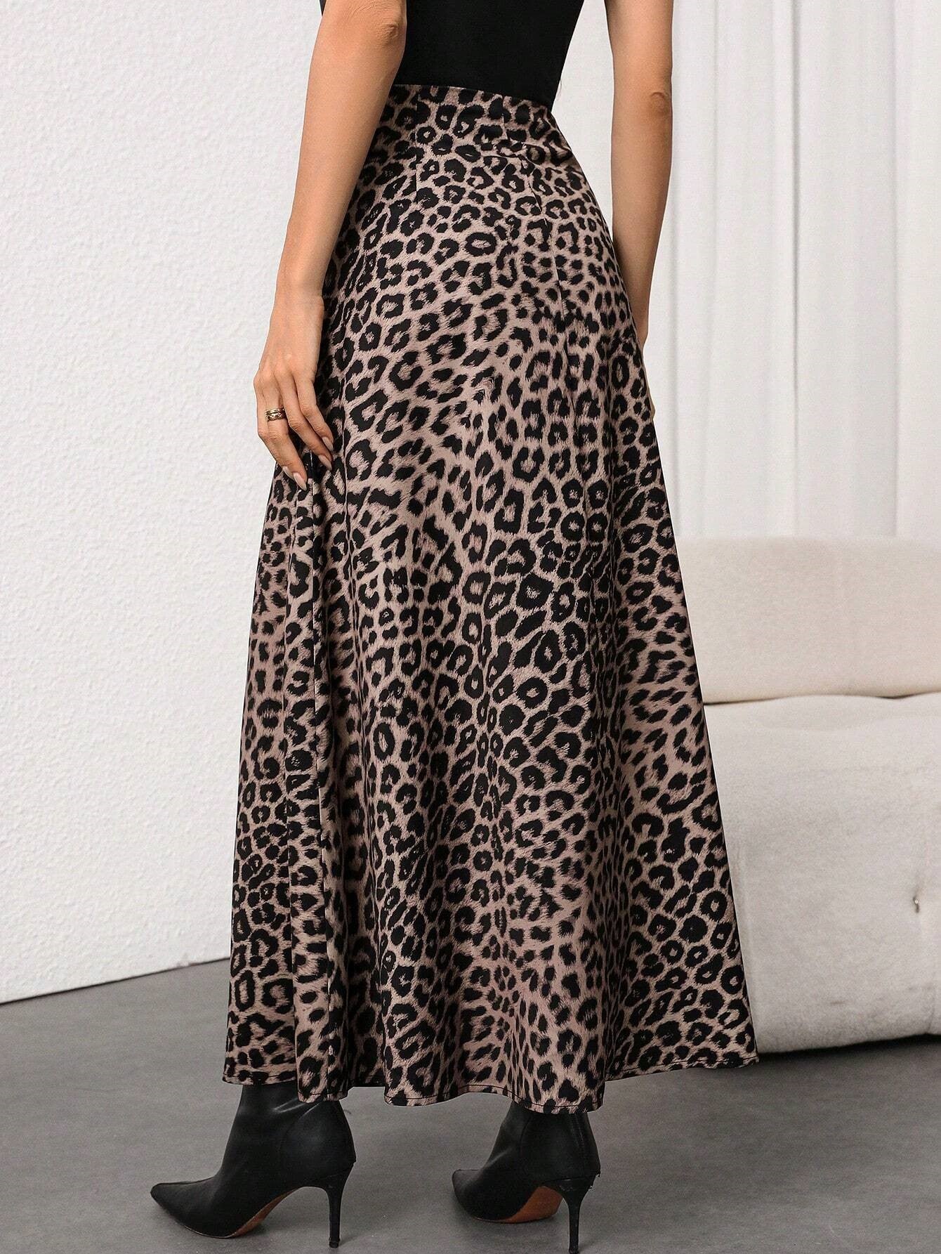 Tiger Satin Skirt