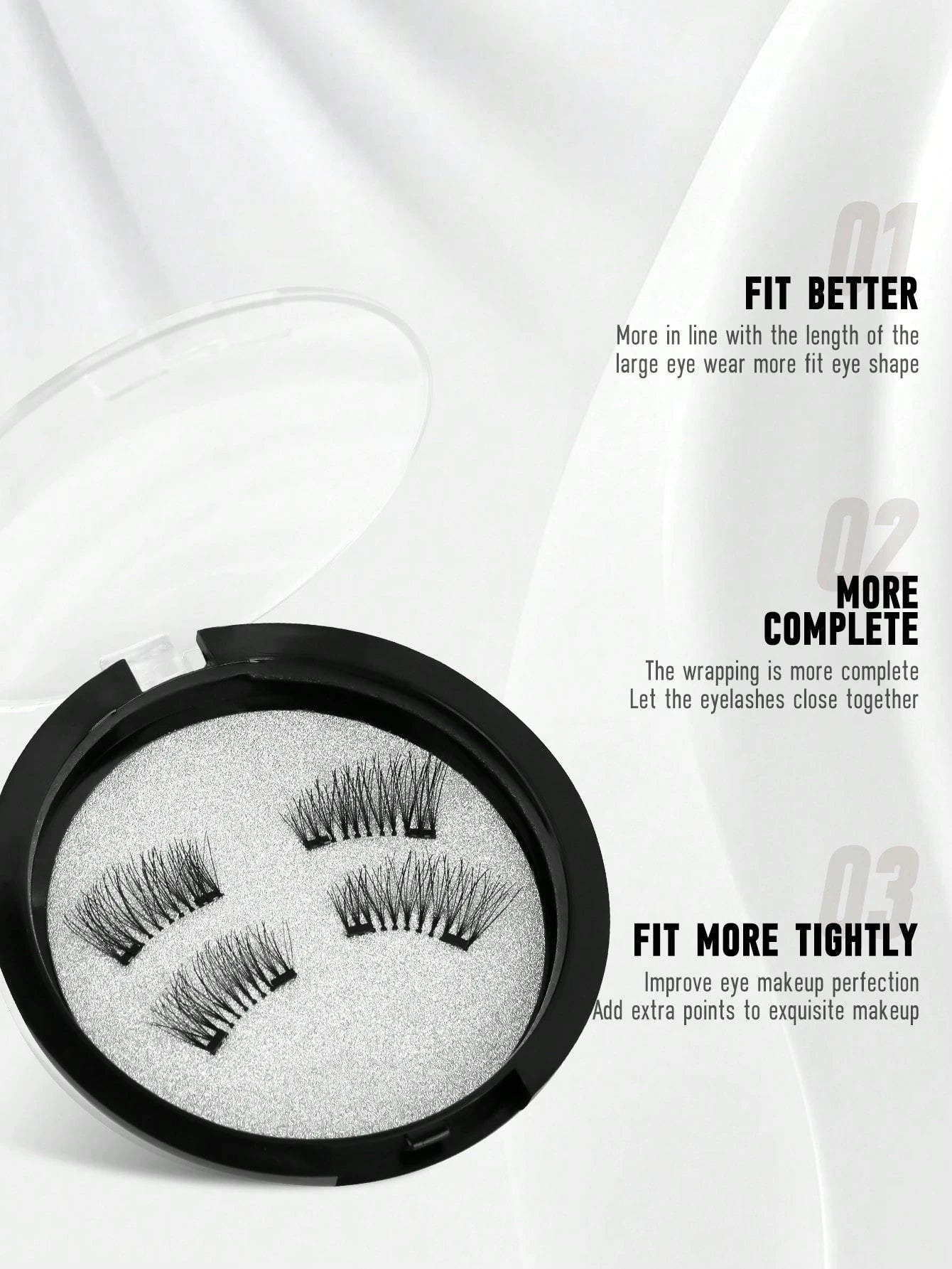 Reusable Natural Magnetic Eyelashes