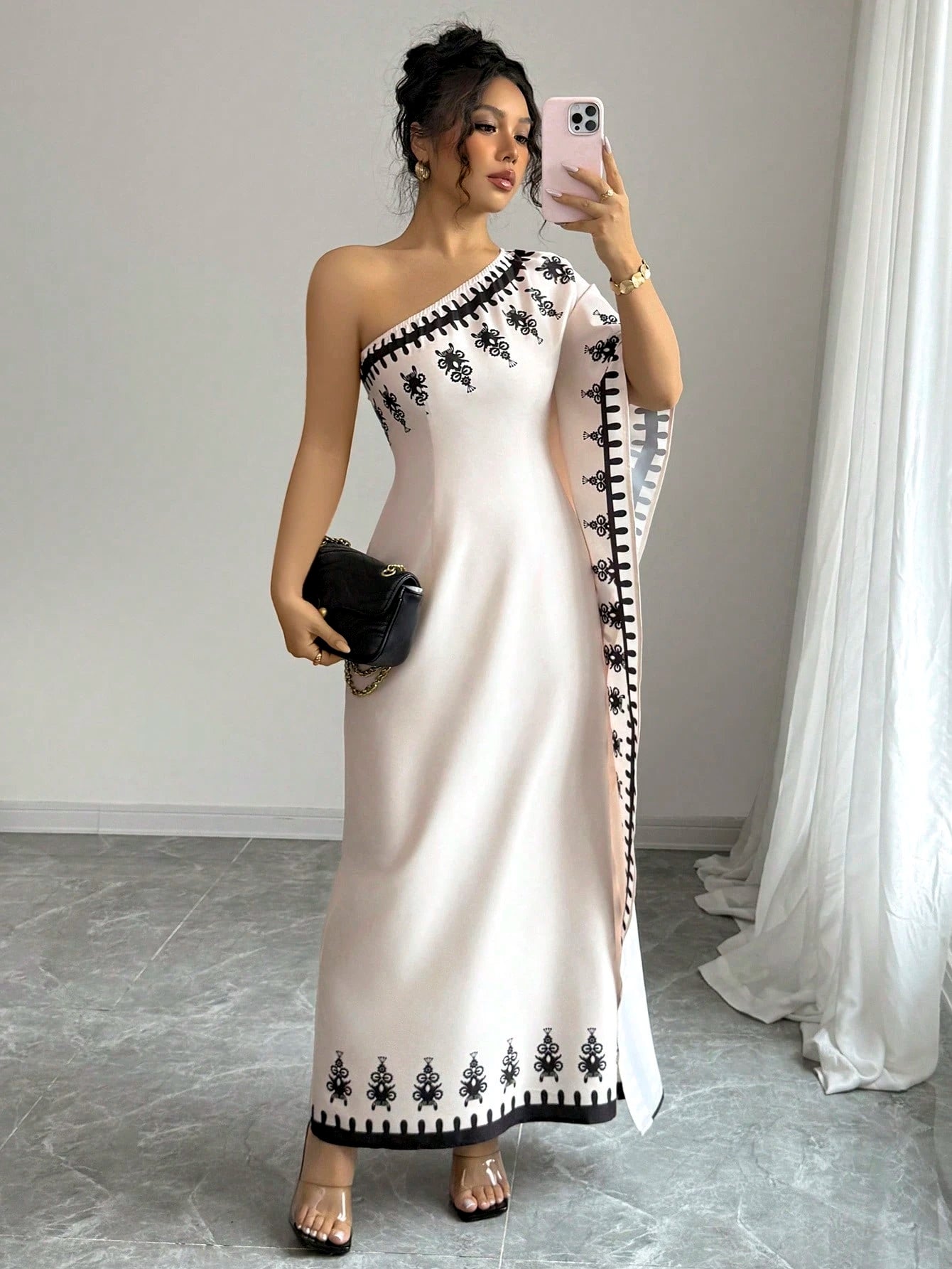 Print Elegant Maxi Dress
