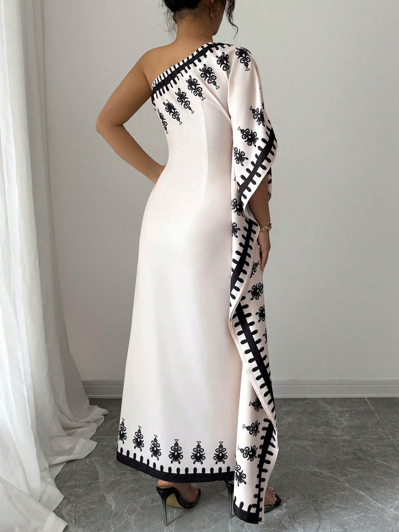 Print Elegant Maxi Dress
