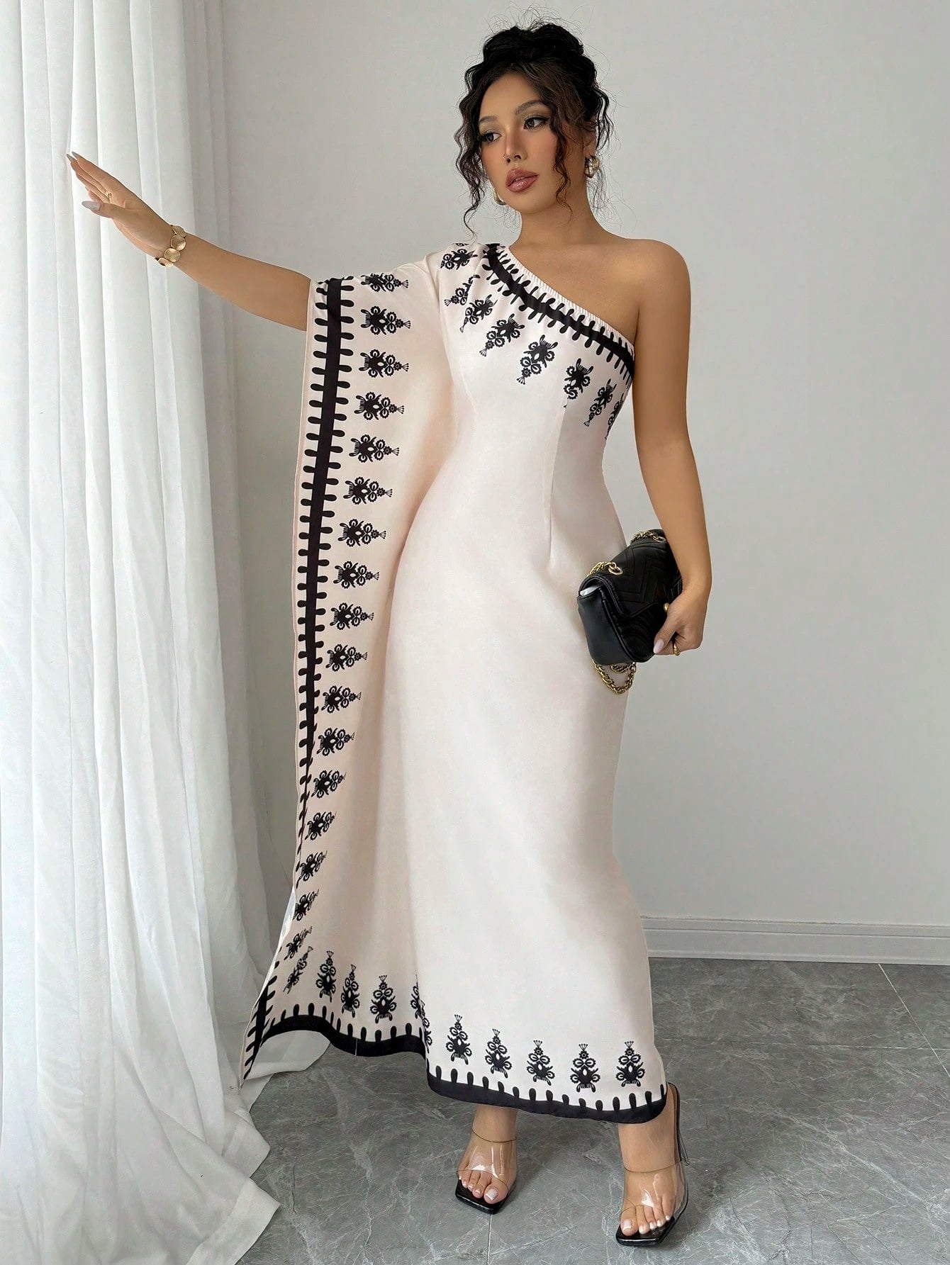 Print Elegant Maxi Dress