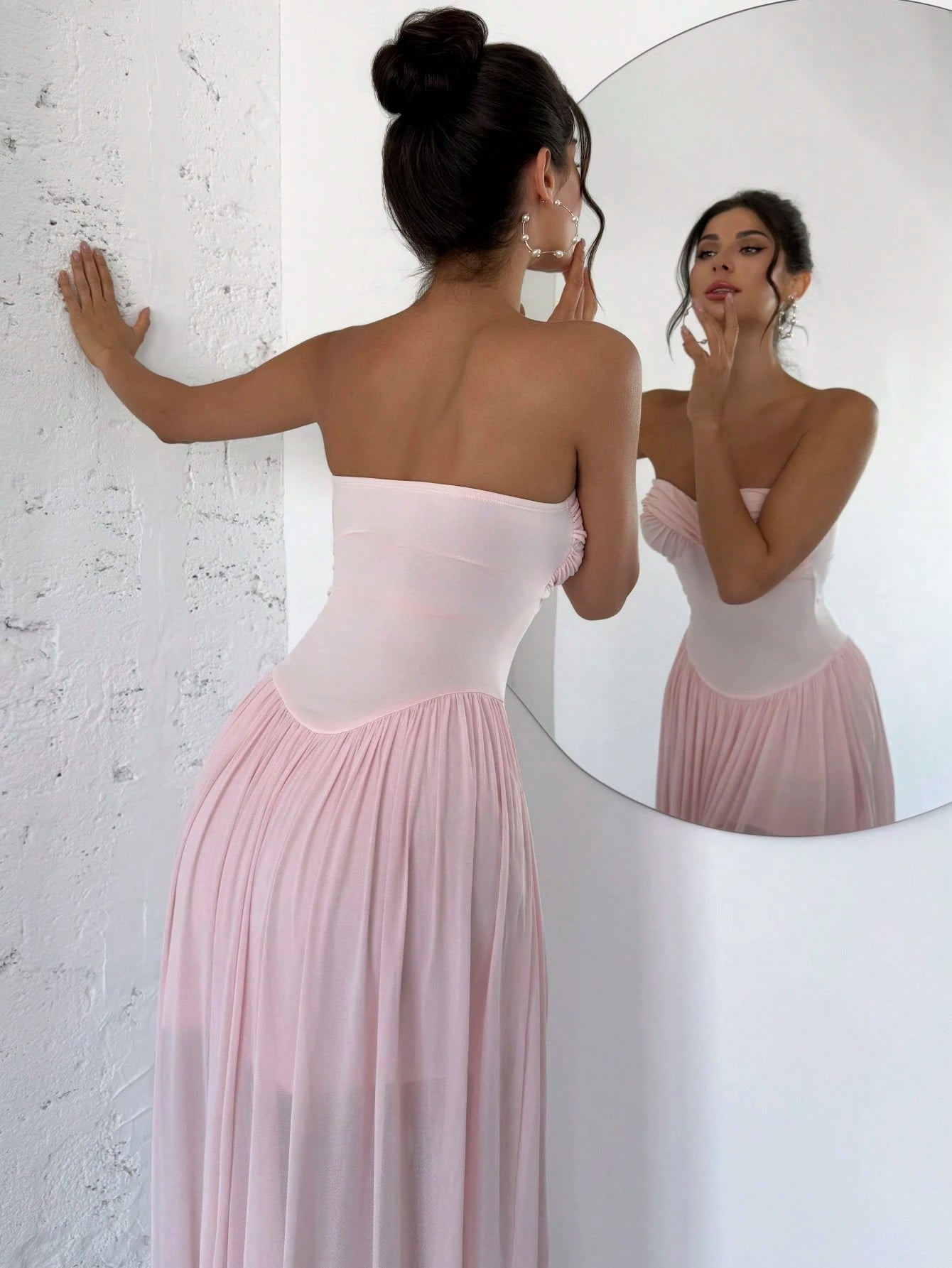 Pink Sleeves Dress