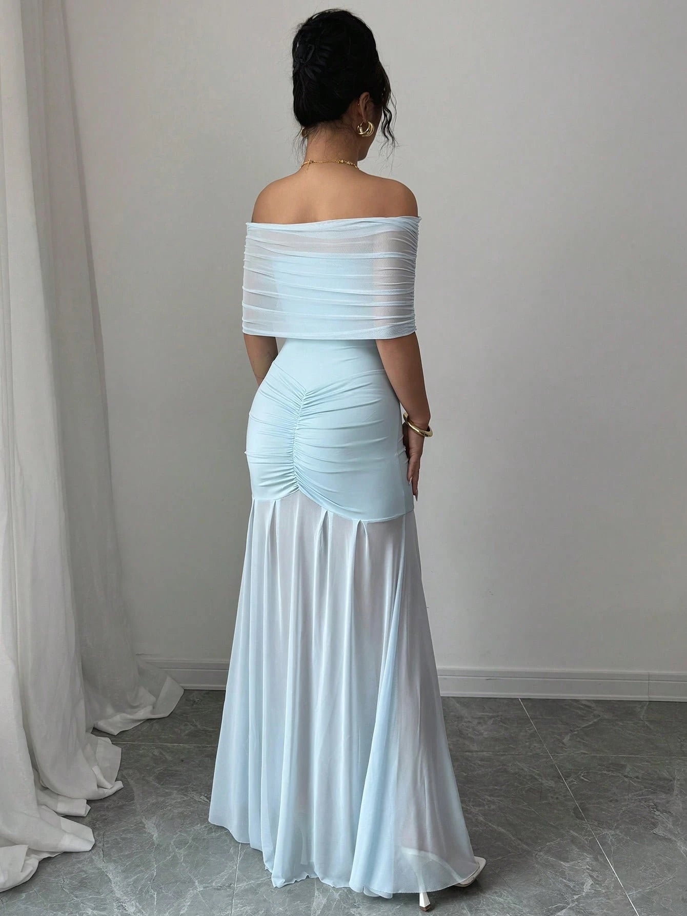 Off Shoulder Mini Dress