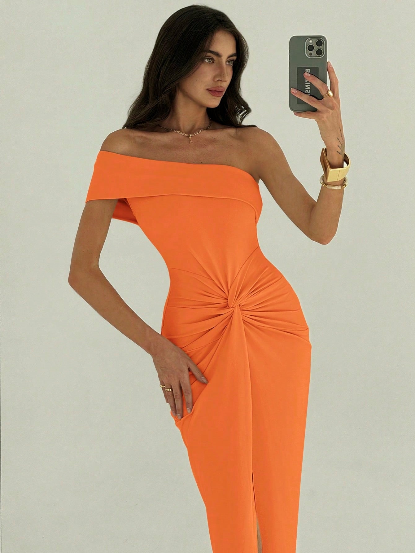 Off Shoulder Maxi Dress