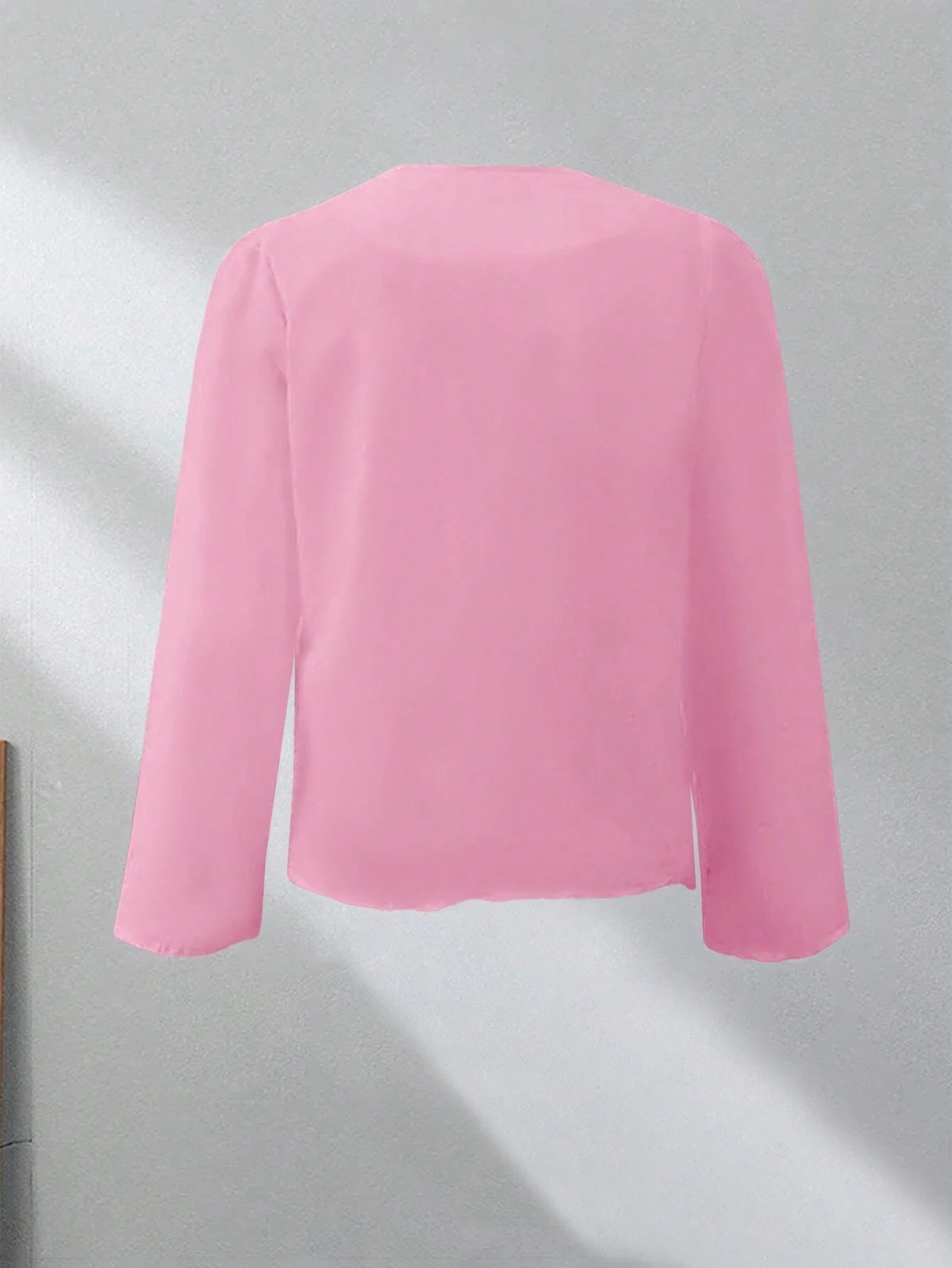 Long Sleeve Twist Front Casual Top