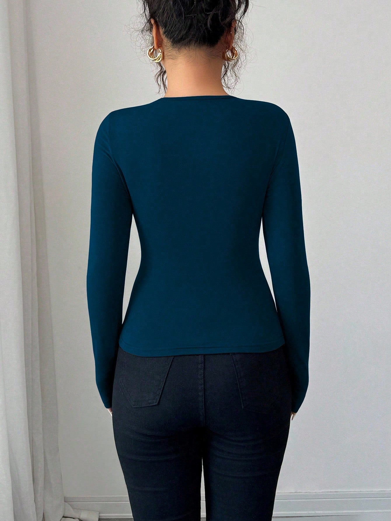 Ring Design Long Sleeve T-Shirt