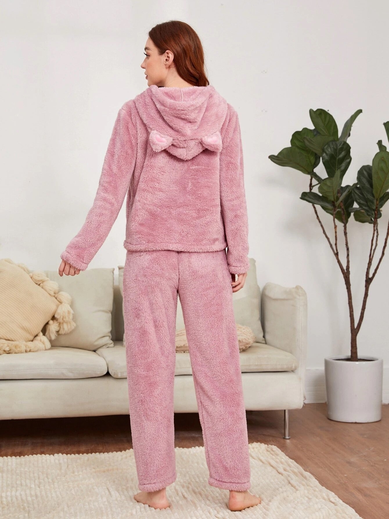 Pink Teddy PJ Set