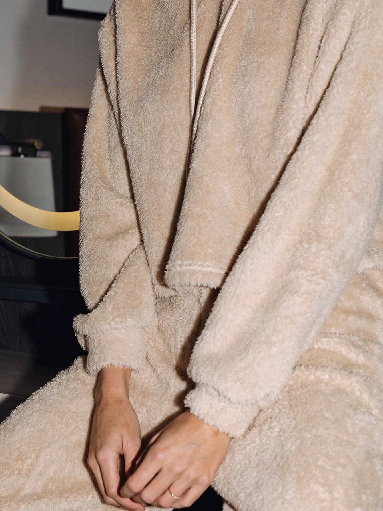 Teddy Hoodie and Pants Set