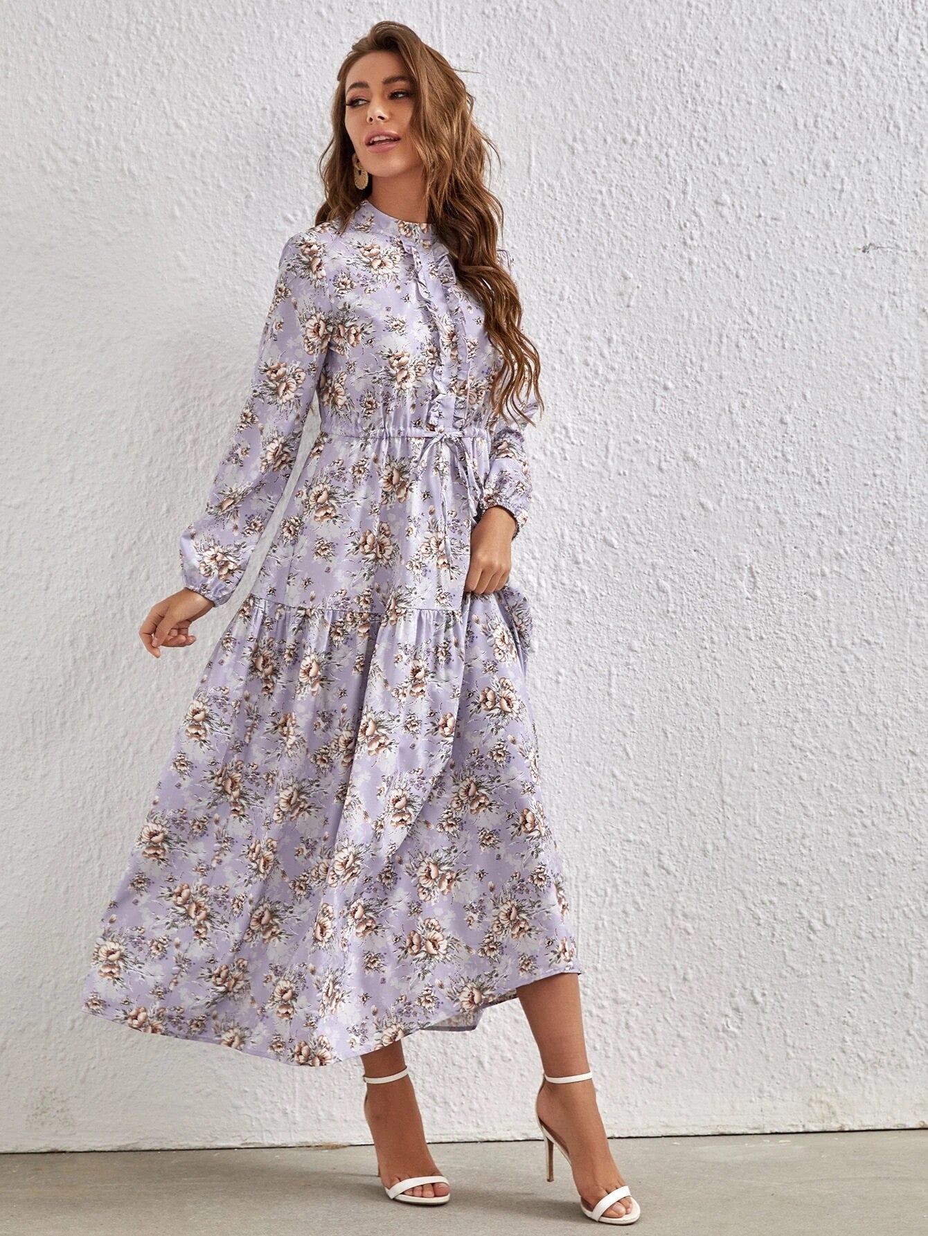 Floral Print Maxi Dress
