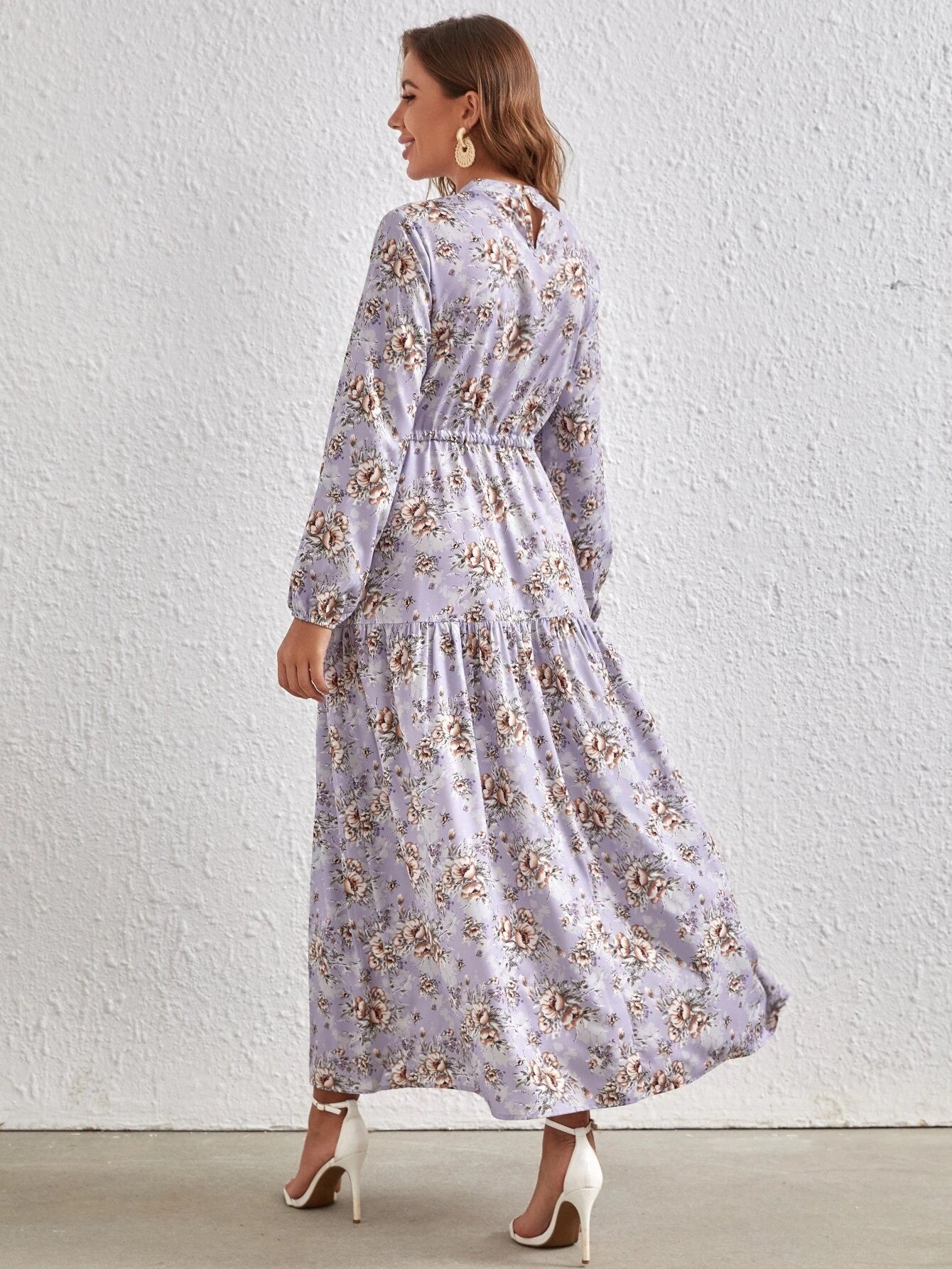 Floral Print Maxi Dress