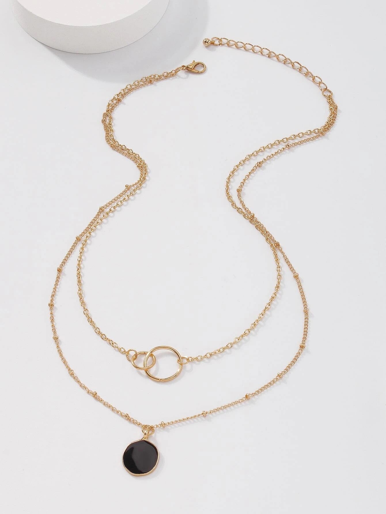 Circle Layered Necklace