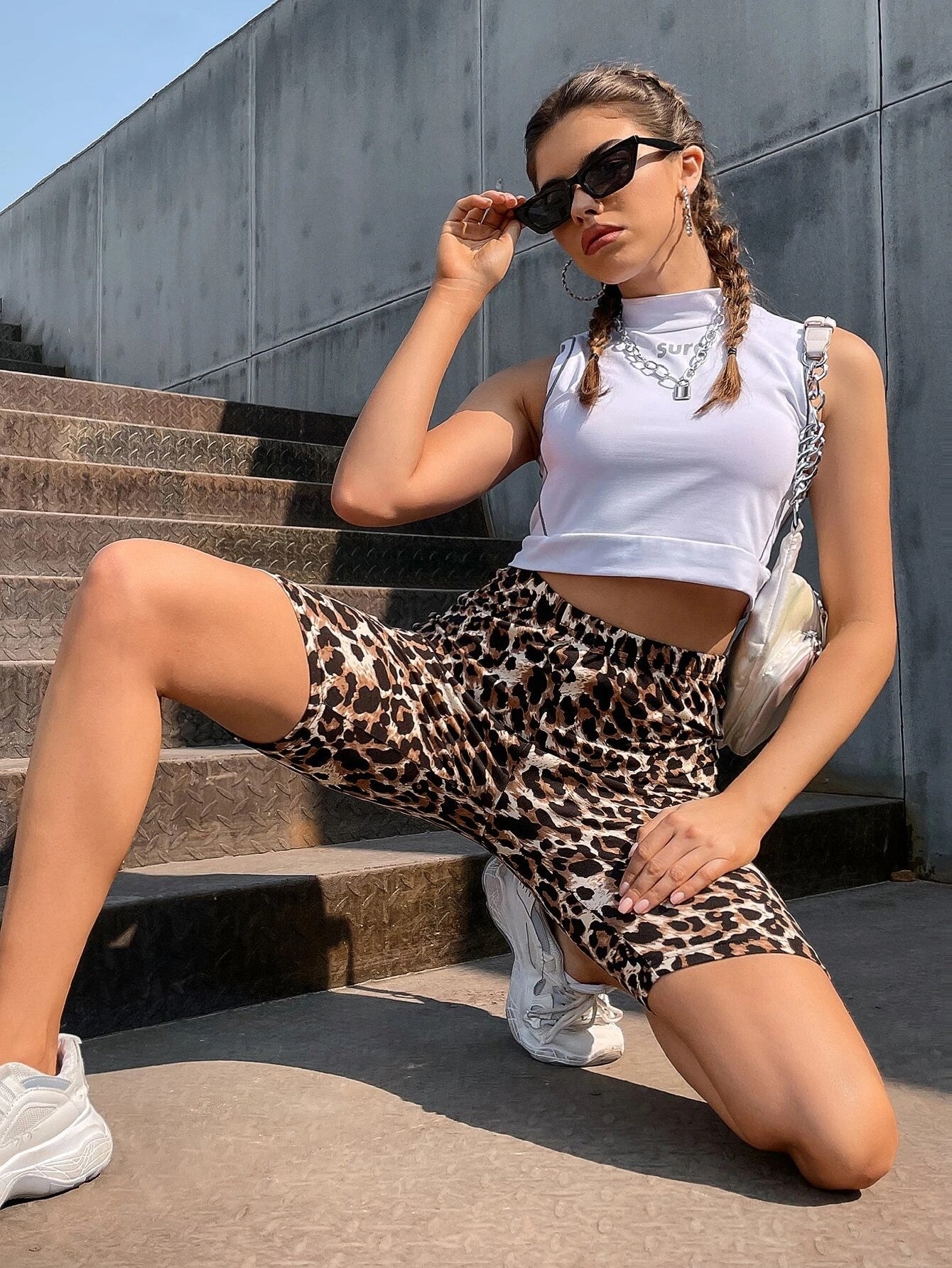 High Waist Biker Shorts
