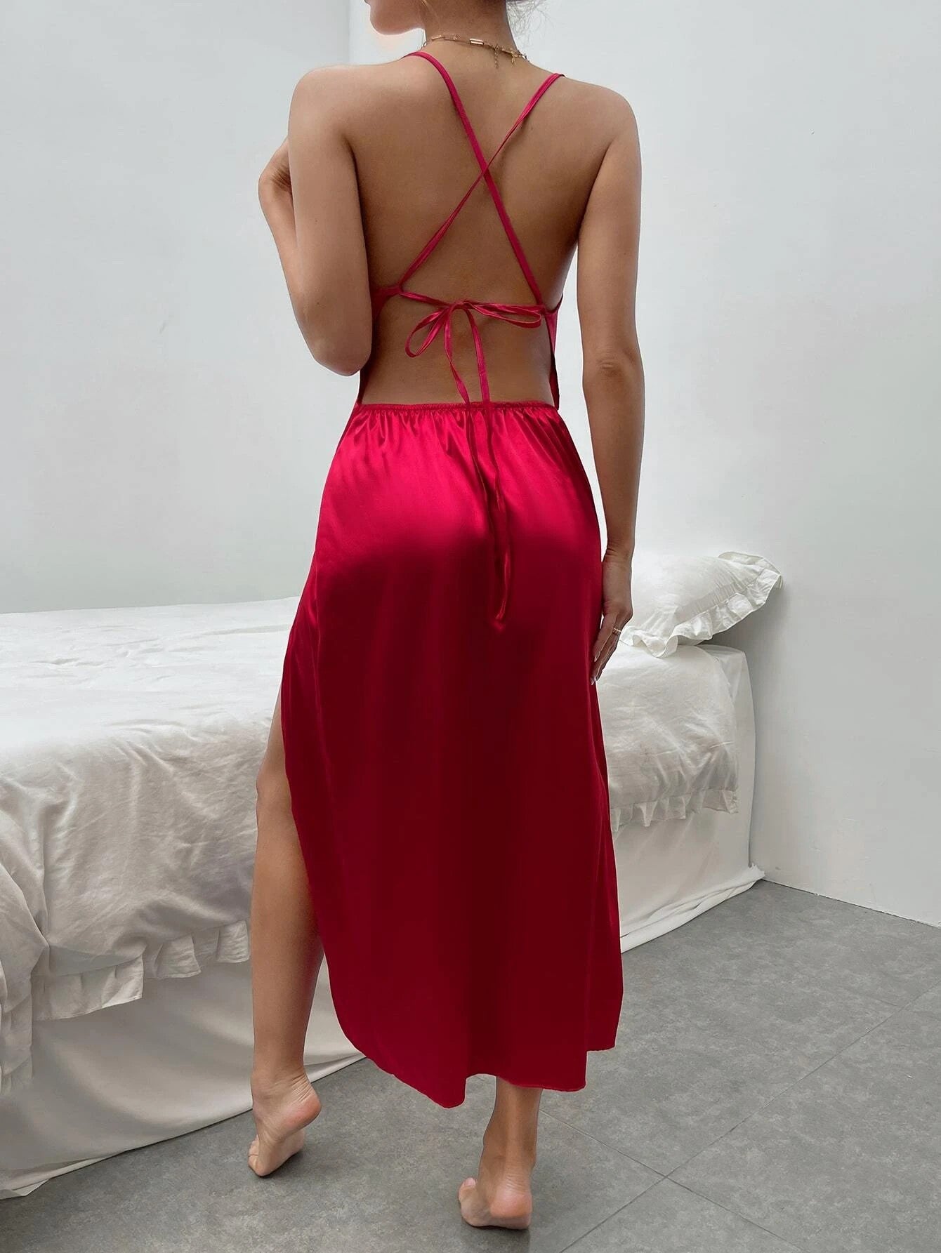 Satin Night Dress