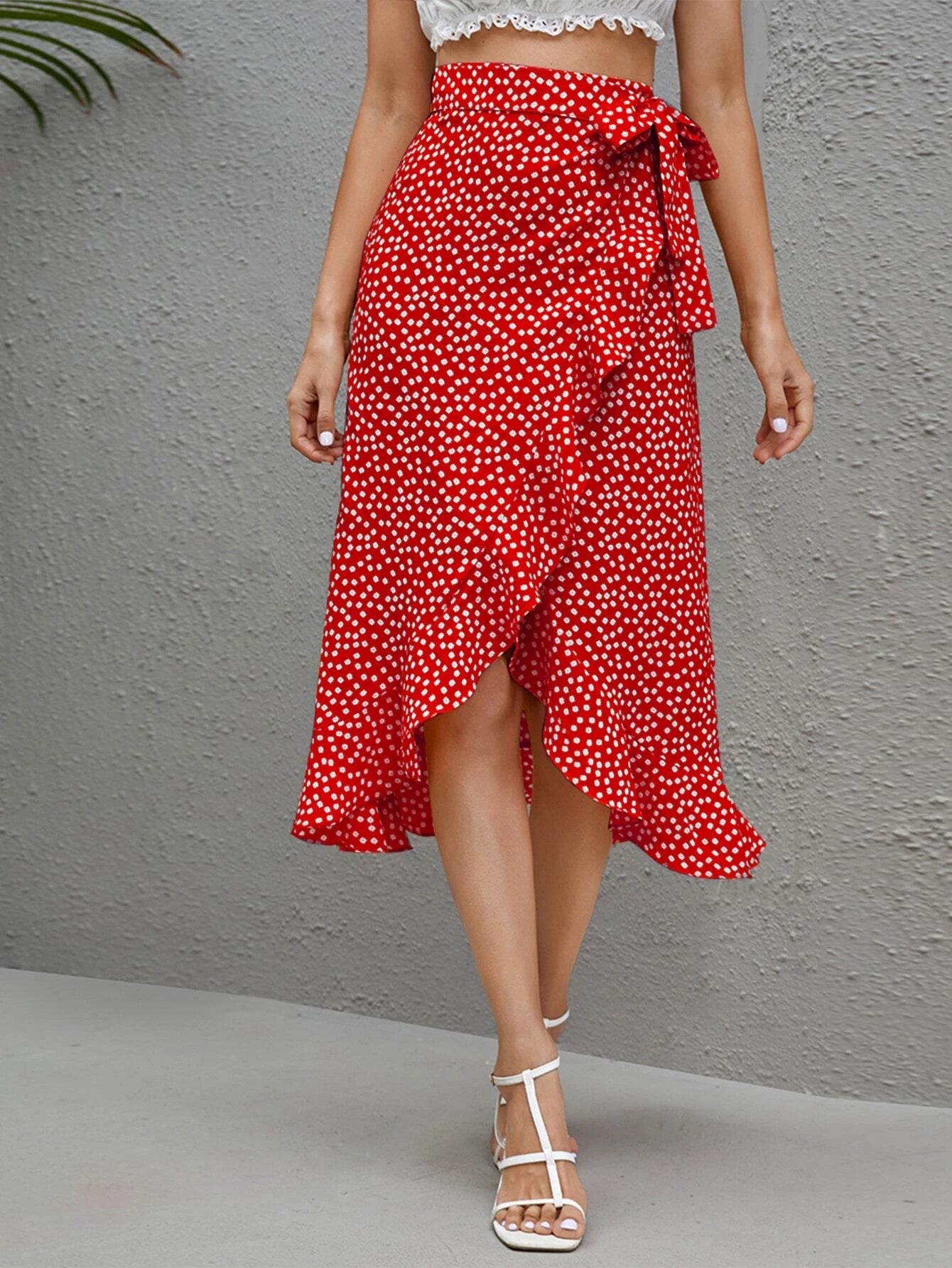 Tie Side Skirt
