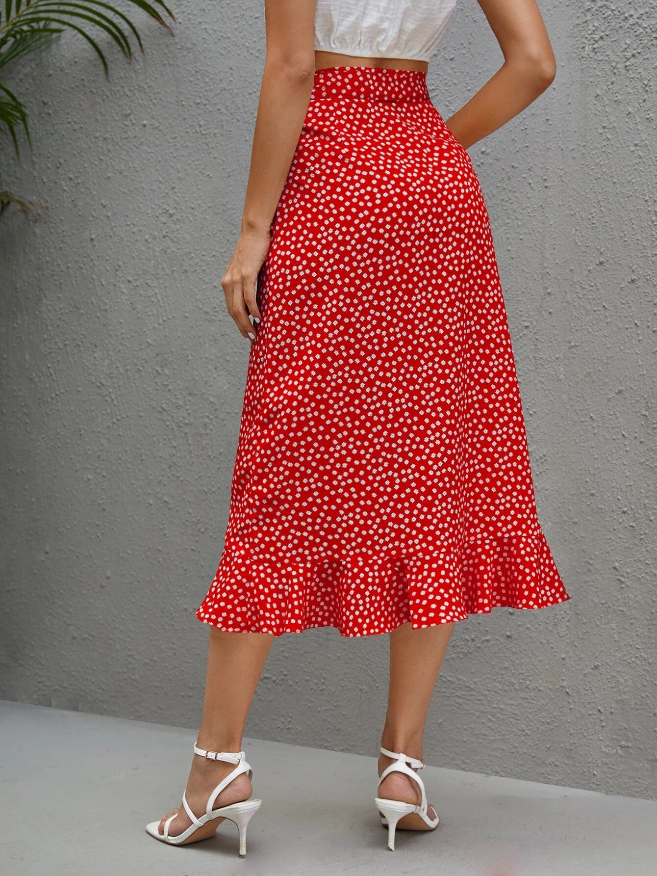 Tie Side Skirt