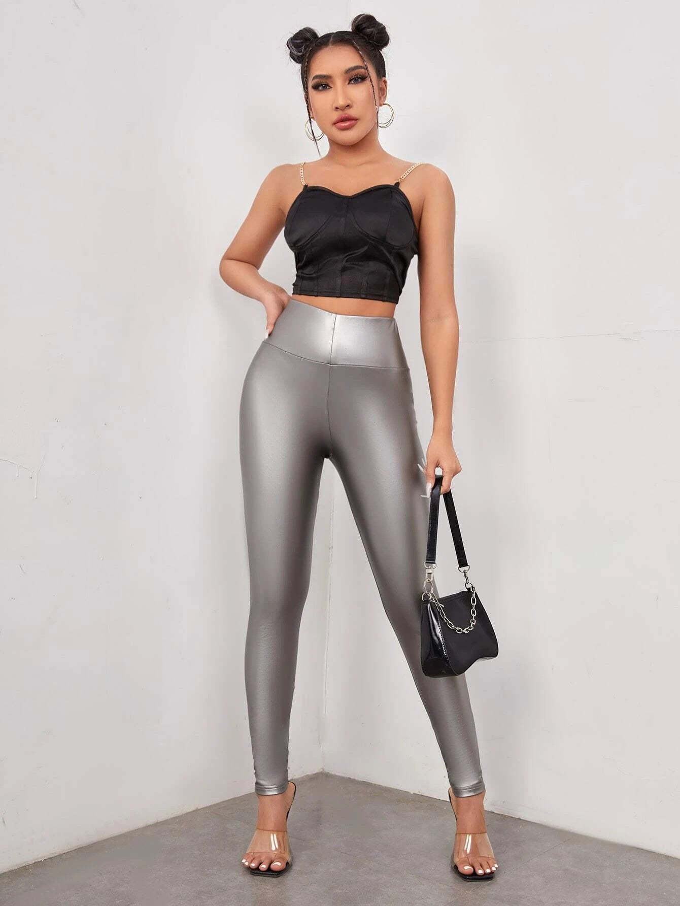 Skinny PU Leather Pants
