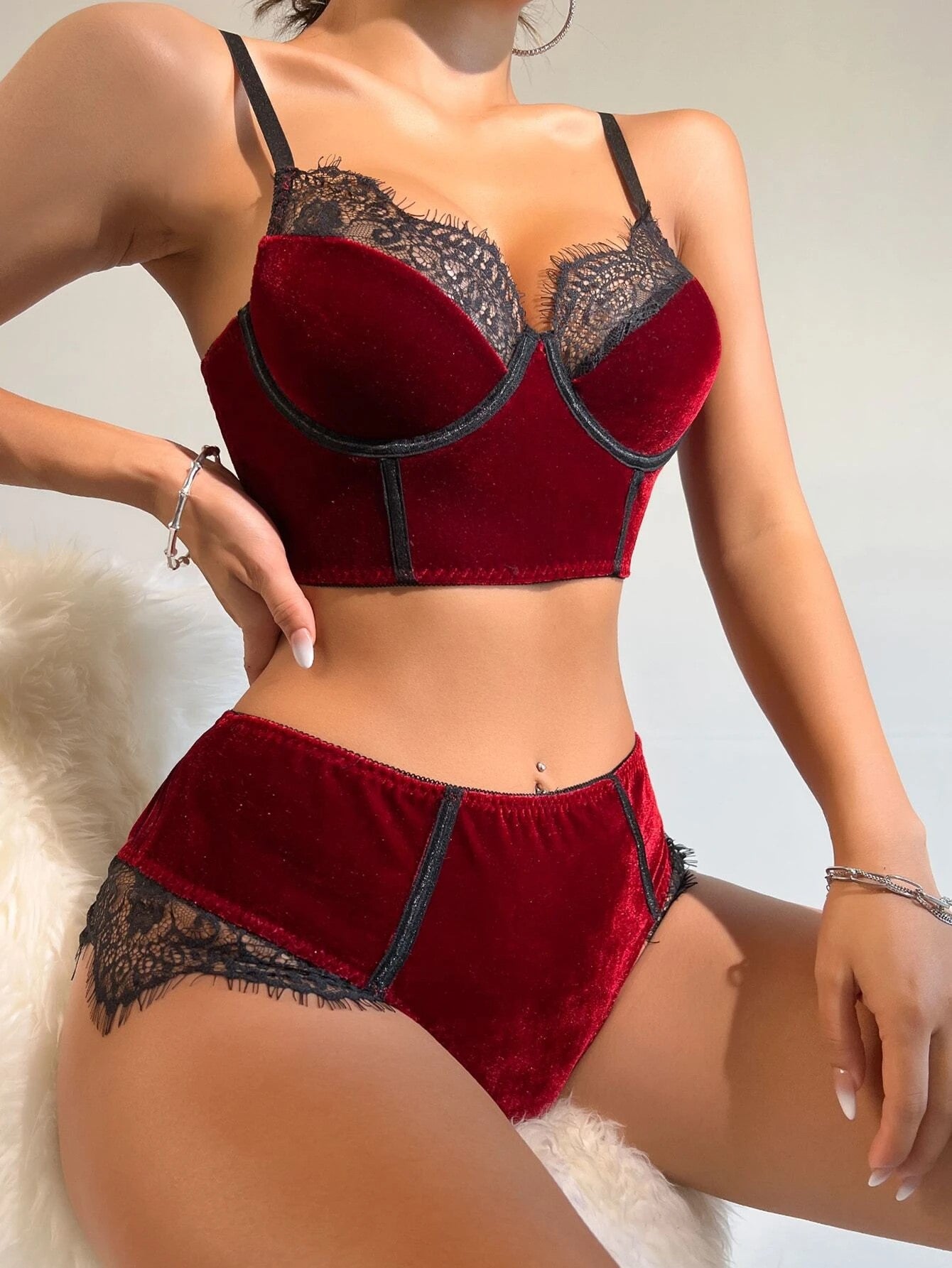Lace Lingerie Set