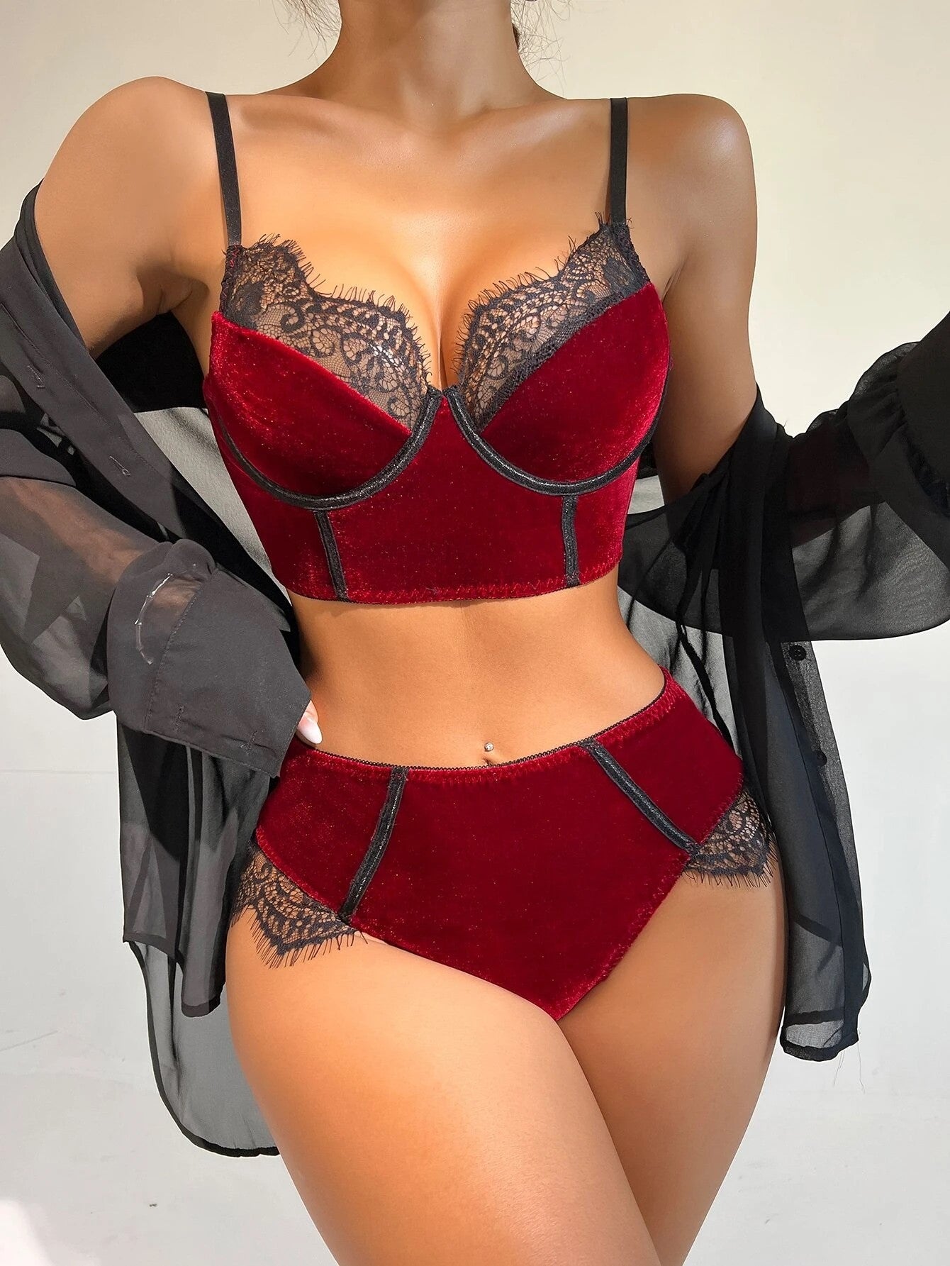 Lace Lingerie Set