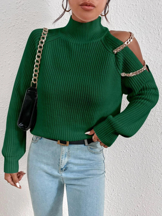 Sleeve Chain Sweater
