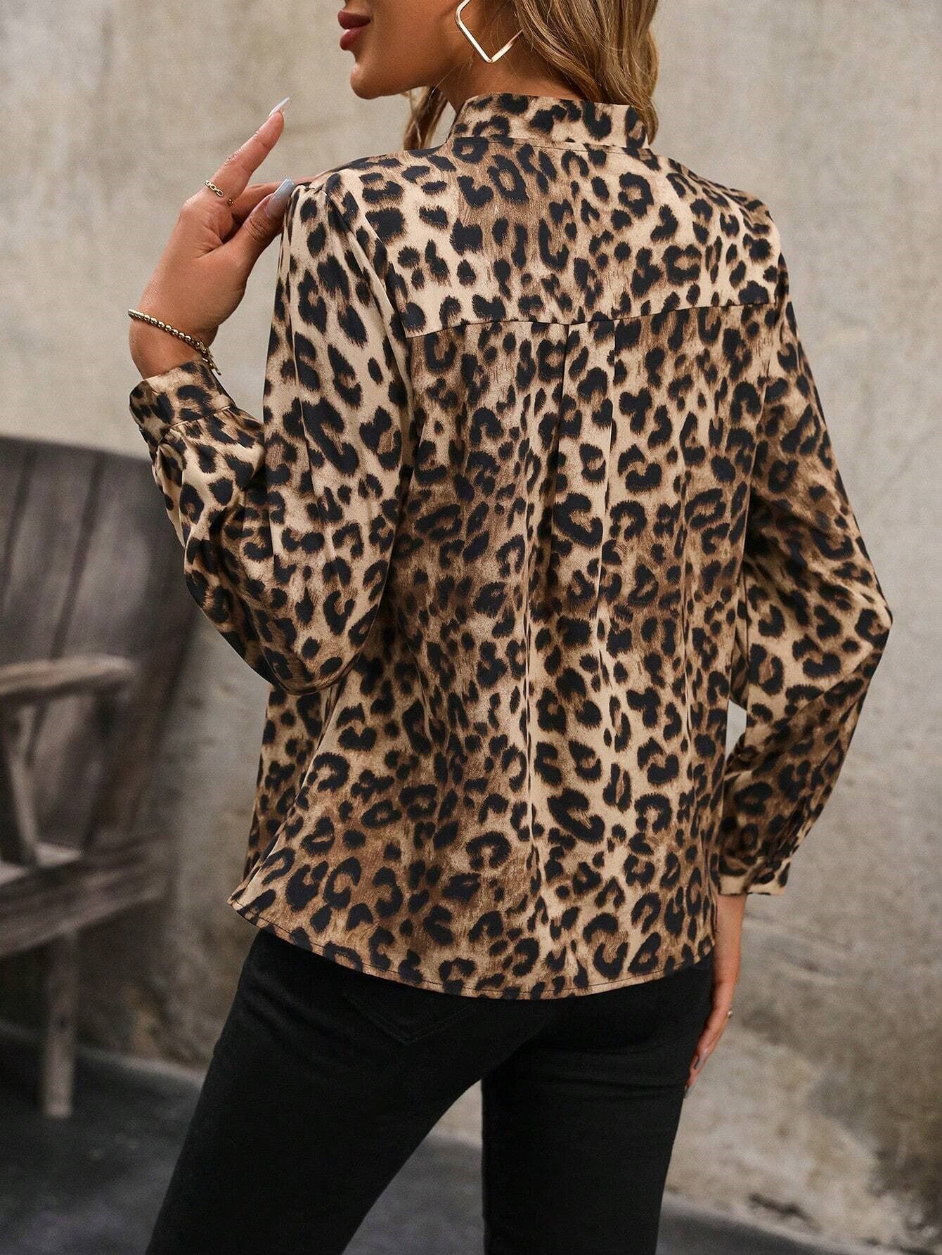 Leopard Blouse