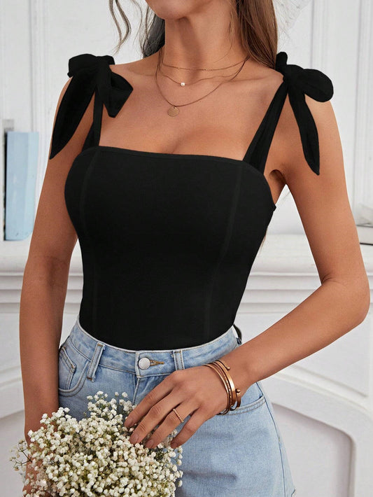 Tie Shoulder Top