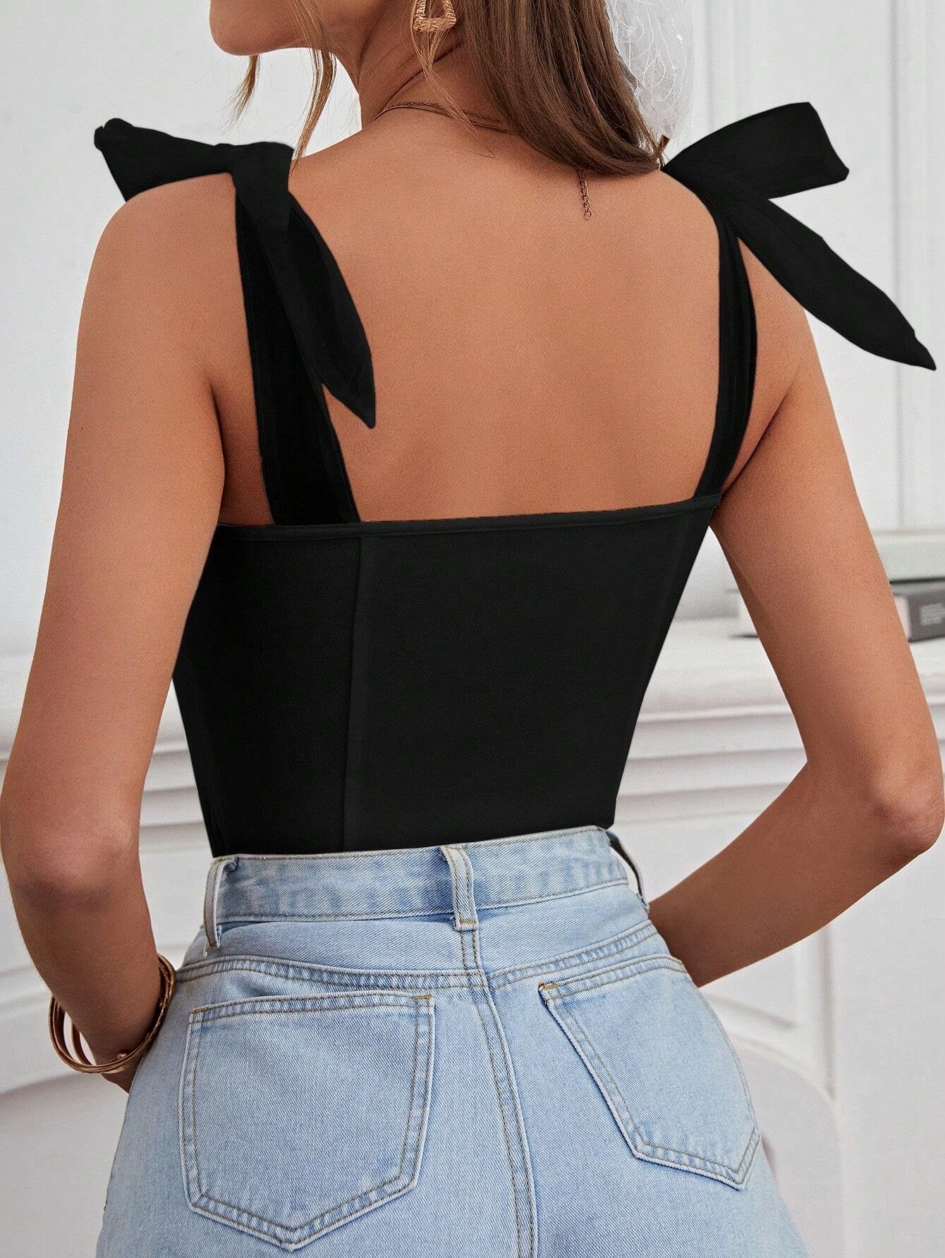 Tie Shoulder Top