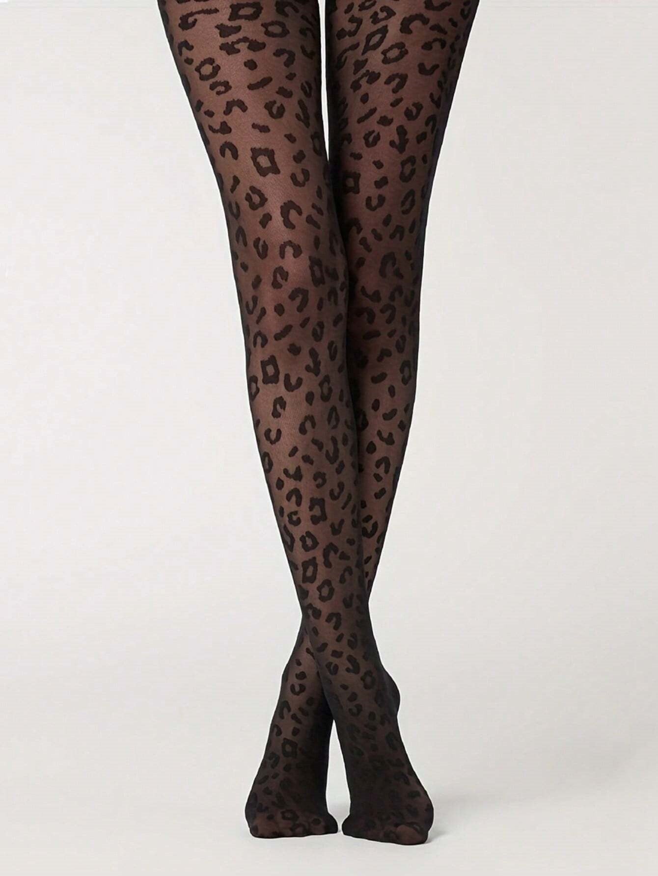 Tiger Print Tights