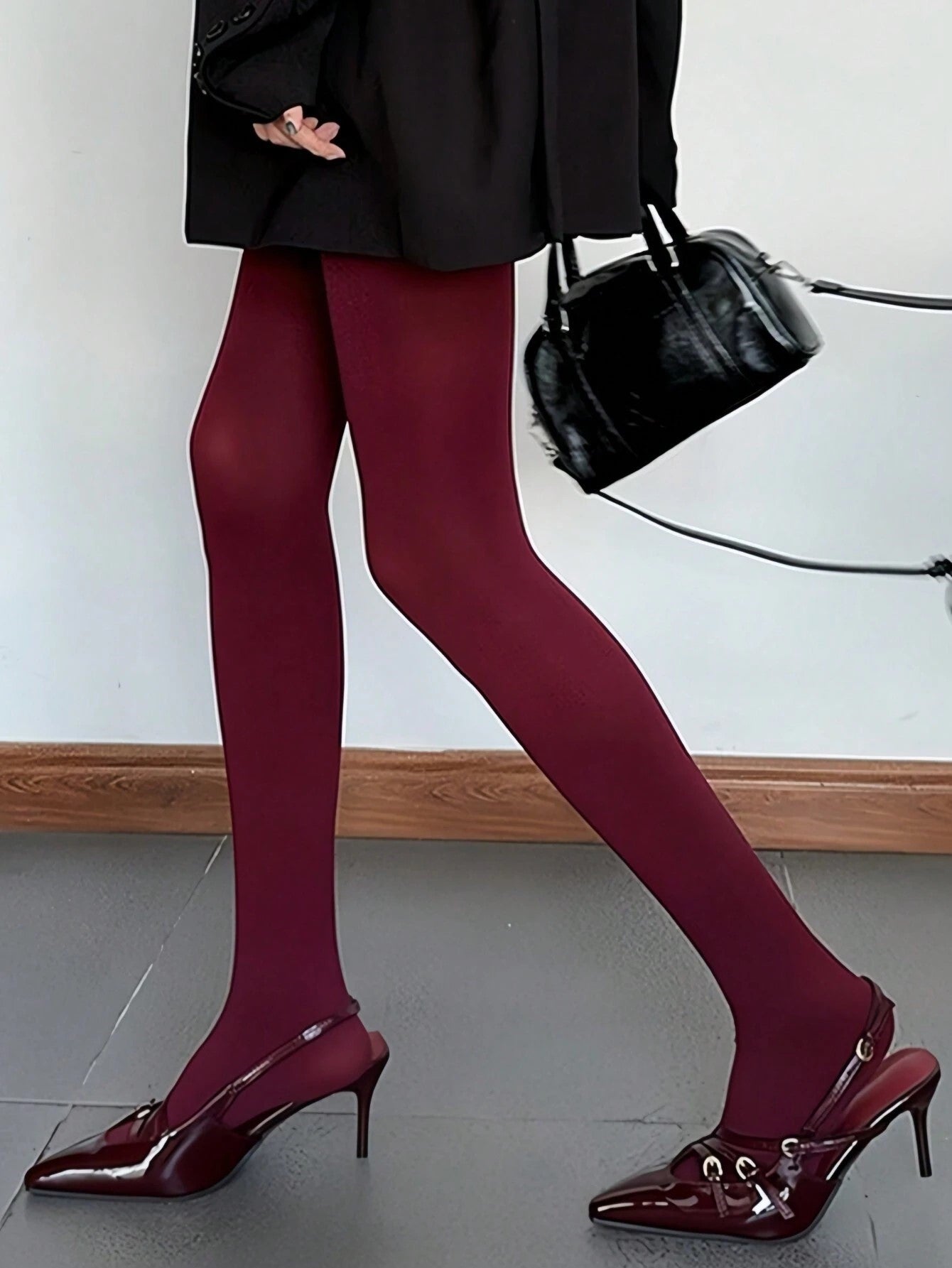 Maroon Tights