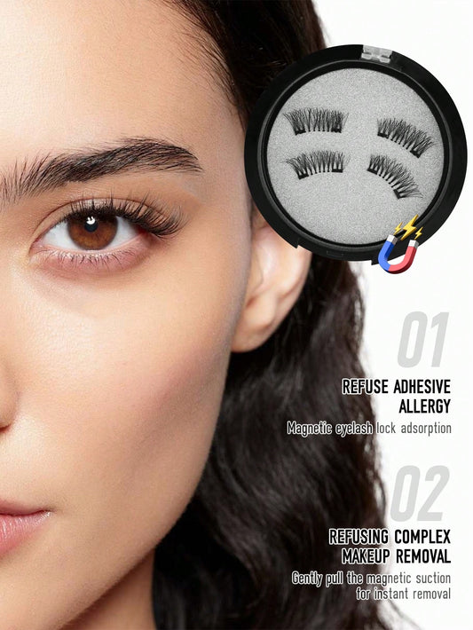 Reusable Natural Magnetic Eyelashes