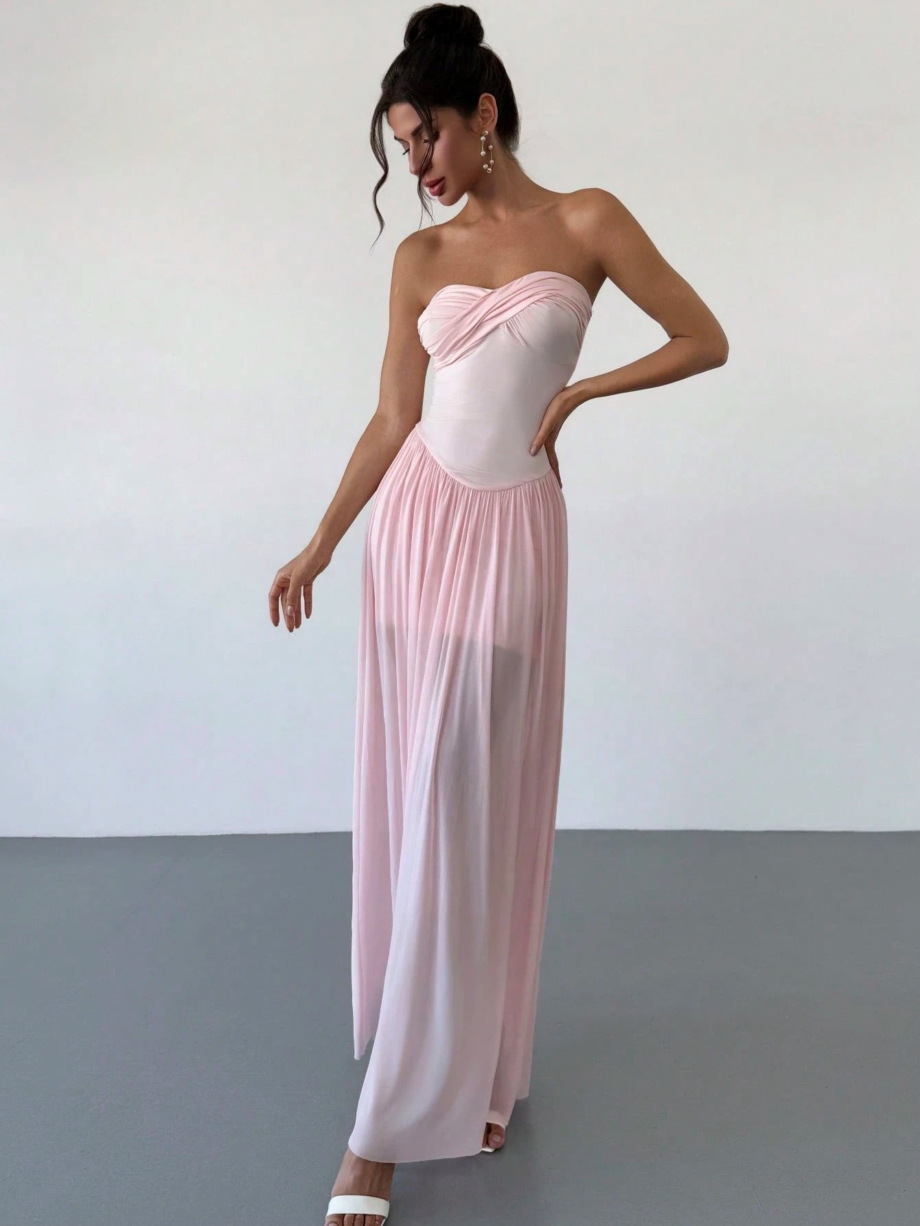 Pink Sleeves Dress