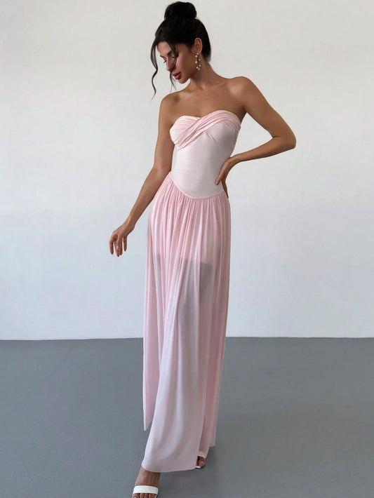 Pink Sleeves Dress