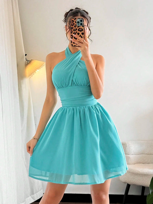 Mini Blue Dress