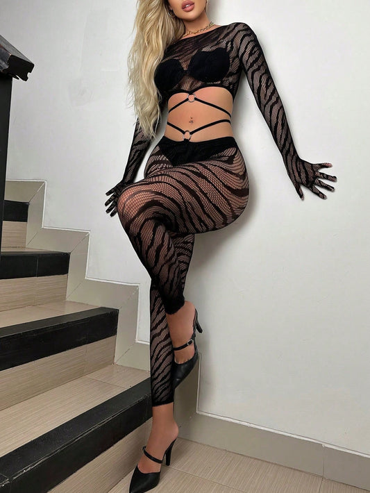 Llingerie Set With Low-Waisted Panties