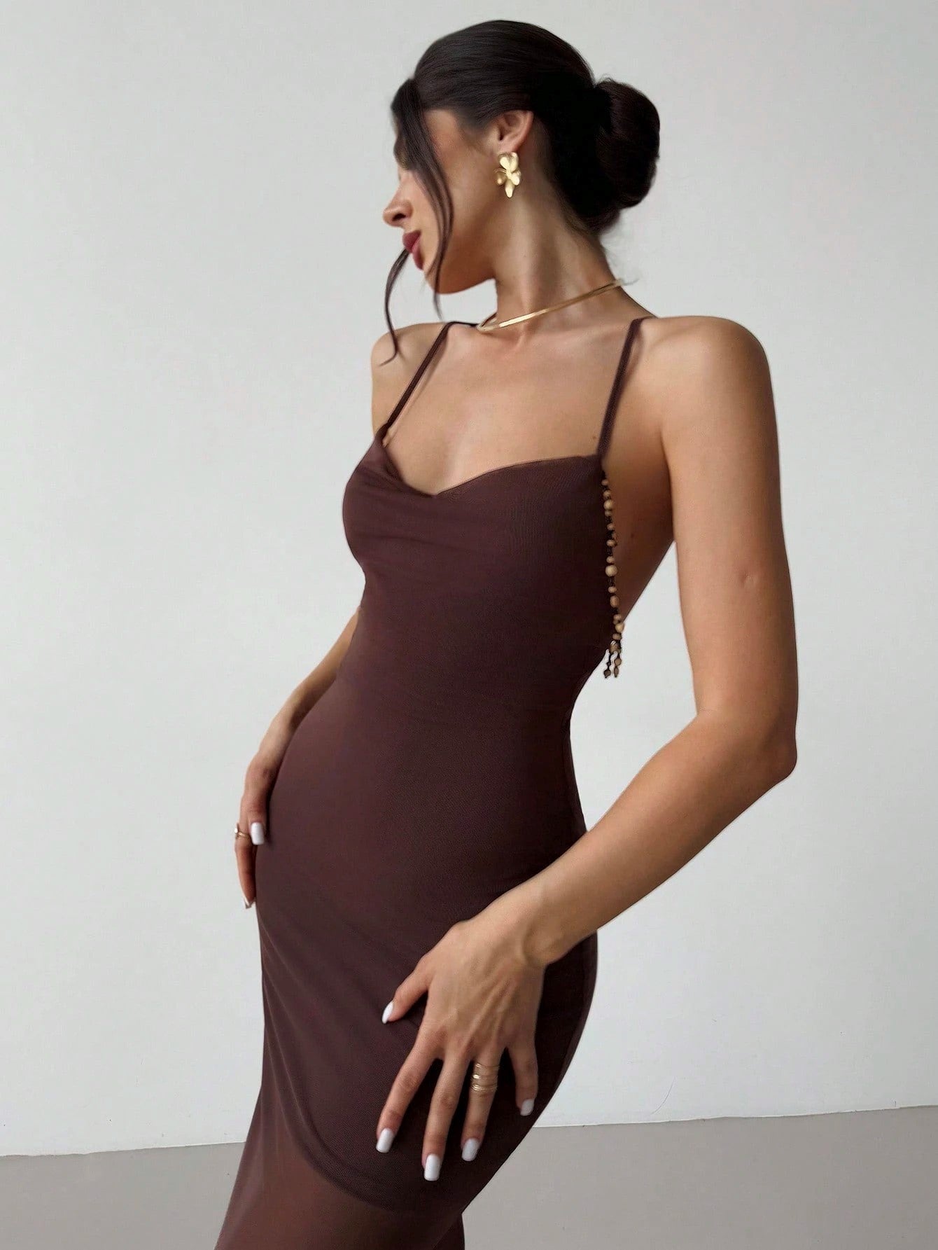 Short Dress | Mesh Soft - Plain - ** Stretch: Medium Stretch Short Dress | Mesh Soft - Plain - ** Stretch: Medium Stretch