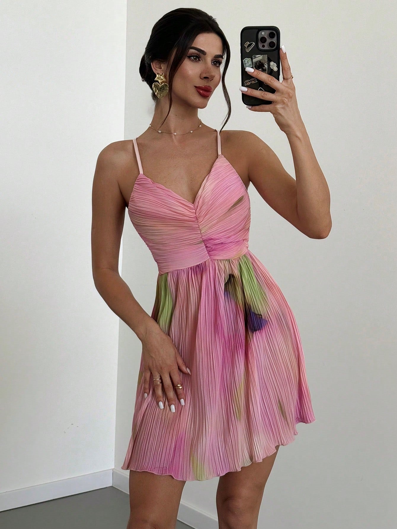 Backless Silk Dress