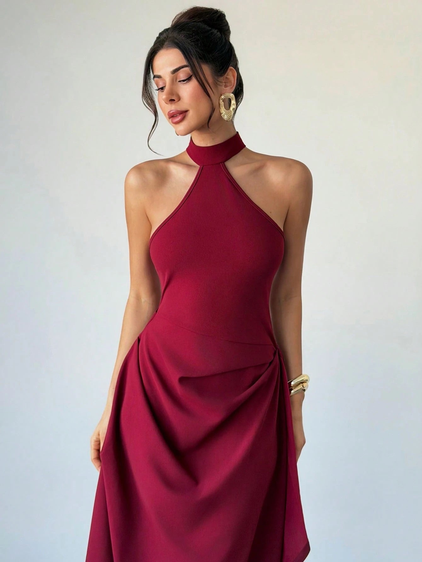 Burgundy Maxi Dress