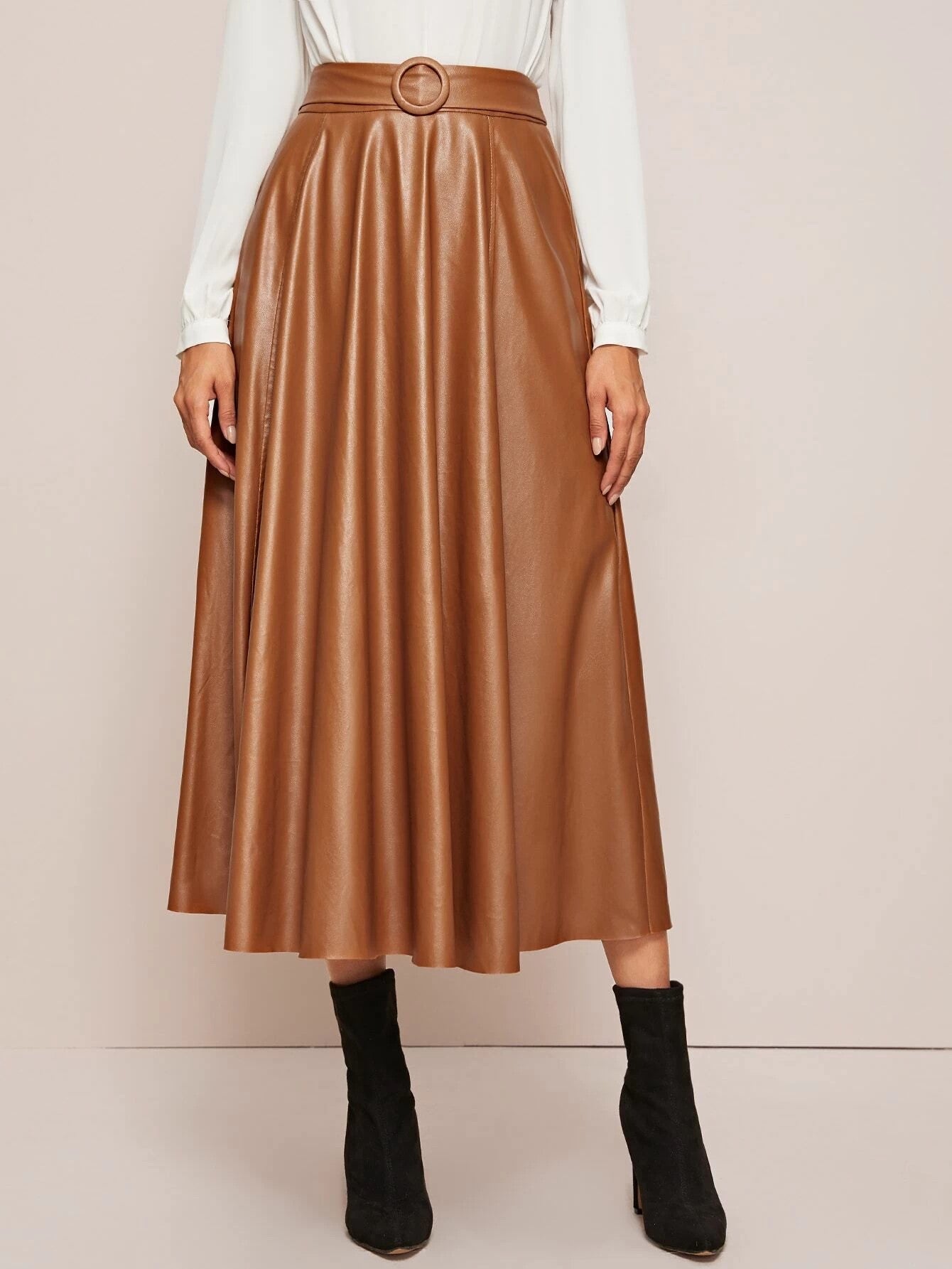 Brown Long Skirt