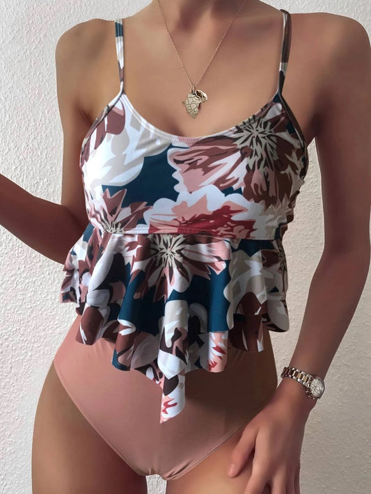 Floral  Bikini Swimsuit