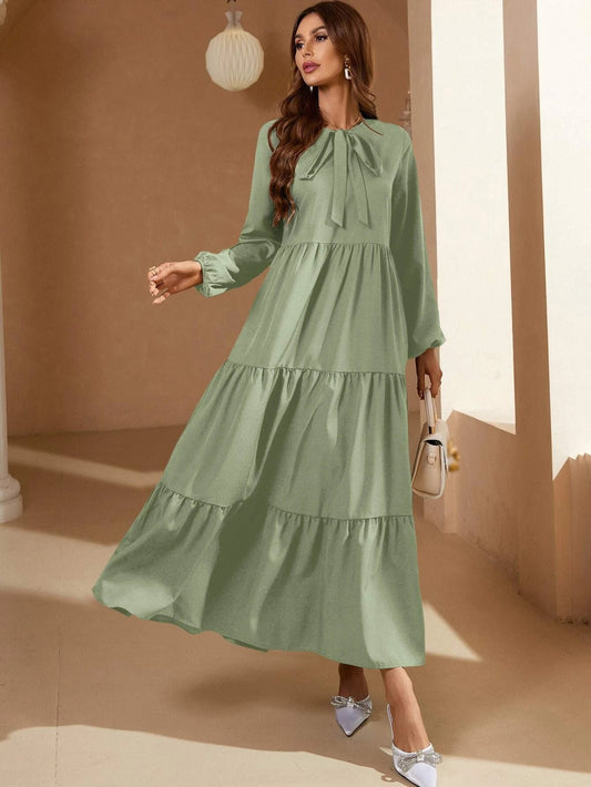 Green Long dress